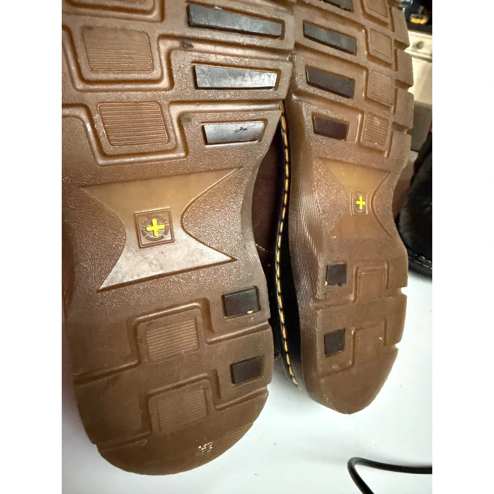 Dr. Martens 8C16 Mens Brown Leather Slip On Loafers Shoes UK 10 US 11 EU 45